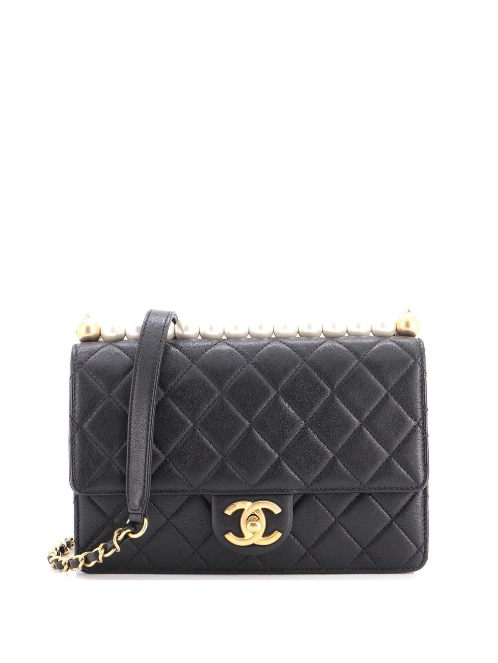 Chanel Chic Pearls Flap Bag Quilted #350950C44B